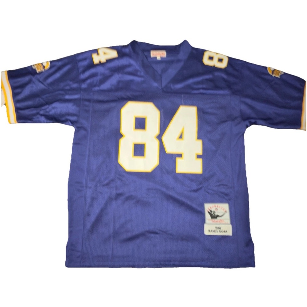 Mitchell & Ness NFL Minnesota Vikings Randy Moss Football Jersey 46‎